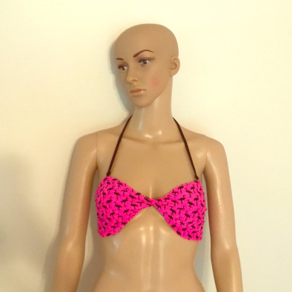 Flamingo bikini top